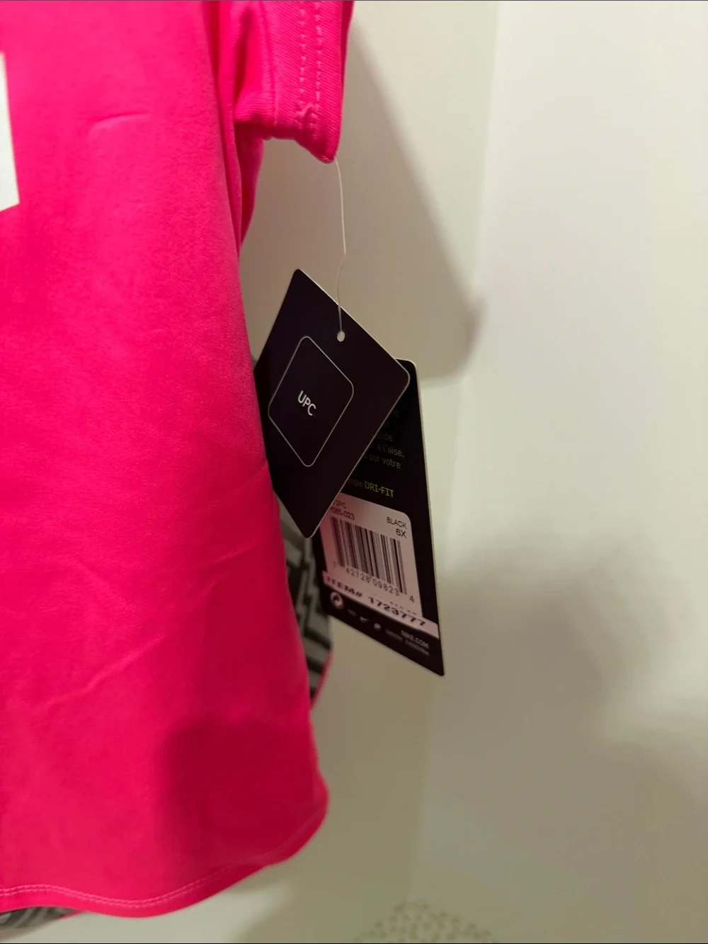 Nike kids Hot Pink Logo Tee and shorts set